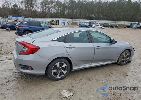 2019 Honda Civic Lx z USA, uszkodzony, nr VIN 2HGFC2F62KH592980